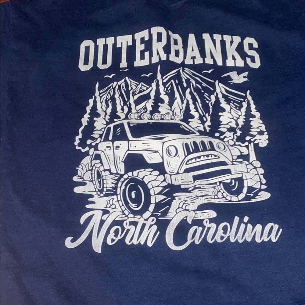 Kids Navy Blue Graphic T-Shirt